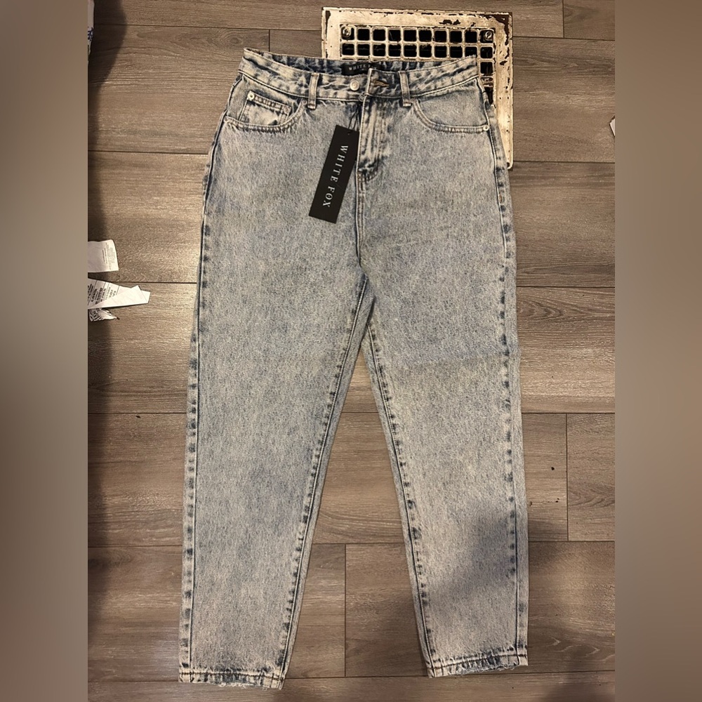 White fox jeans